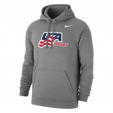 US Hockey Nike Gray 2026 Club Hoodie US Hockey Nike Gray 2026 Club Hoodie