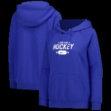 Женская US Hockey Nike Royal Varsity Raglan Tri-Blend Hoodie Женская US Hockey Nike Royal Varsity Raglan Tri-Blend Hoodie