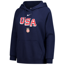 Женская US Hockey Nike Navy Varsity Raglan Tri-Blend Hoodie Женская US Hockey Nike Navy Varsity Raglan Tri-Blend Hoodie