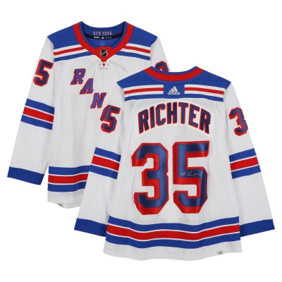 Mike Richter New York Rangers Autographed Fanatics Authentic White adidas Jersey