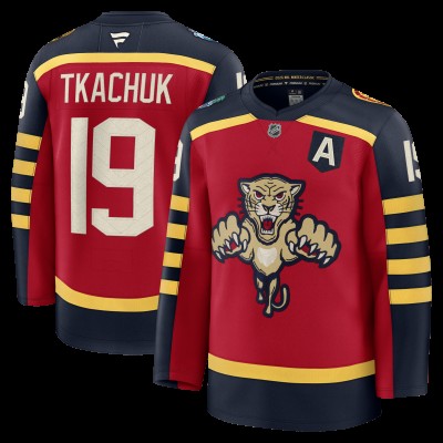 Florida Panthers Matthew Tkachuk Fanatics Red 2026 NHL Winter Classic Premium Jersey
