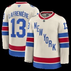 New York Rangers Alexis Lafreniere Fanatics Beige 2026 NHL Winter Classic Premium Jersey New York Rangers Alexis Lafreniere Fanatics Beige 2026 NHL Winter Classic Premium Jersey