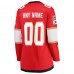 Именная игровая джерси Женская Florida Panthers Fanatics Red 2025 Stanley Cup Final Home Breakaway Custom