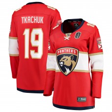 Игровая джерси Женская Florida Panthers Matthew Tkachuk Fanatics Red 2025 Stanley Cup Final Home Breakaway Player Игровая джерси Женская Florida Panthers Matthew Tkachuk Fanatics Red 2025 Stanley Cup Final Home Breakaway Player