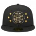 Бейсболка Boston Bruins New Era Black Military Appreciation Digital Camo Stars 59FIFTY