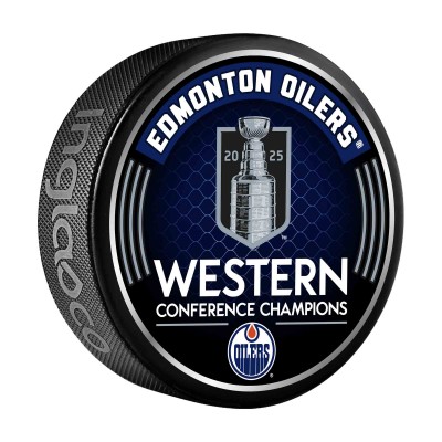Шайба Edmonton Oilers 2025 Western Conference Champions