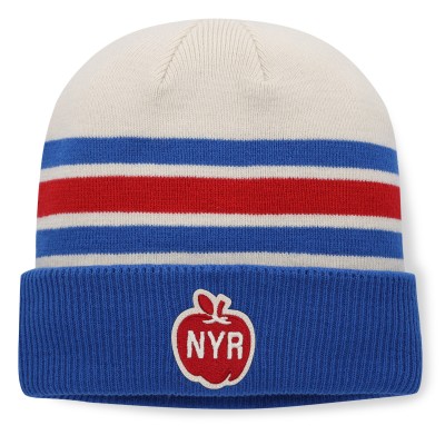 New York Rangers Fanatics Cream/Blue 2026 NHL Winter Classic Cuffed Knit Hat