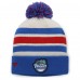 New York Rangers Fanatics Cream/Blue 2026 NHL Winter Classic Cuffed Pom Knit Hat