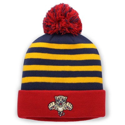 Florida Panthers Fanatics Navy/Red 2026 NHL Winter Classic Cuffed Pom Knit Hat