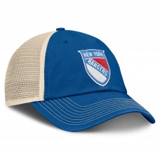 Бейсболка New York Rangers Fanatics Blue/Cream 2026 NHL Winter Classic Trucker Бейсболка New York Rangers Fanatics Blue/Cream 2026 NHL Winter Classic Trucker