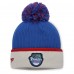 Женская New York Rangers Fanatics Blue/Red 2026 NHL Winter Classic Cuffed Pom Knit Hat