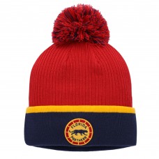 Женская Florida Panthers Fanatics Navy/Red 2026 NHL Winter Classic Cuffed Pom Knit Hat Женская Florida Panthers Fanatics Navy/Red 2026 NHL Winter Classic Cuffed Pom Knit Hat