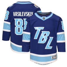 Подростковая Tampa Bay Lightning Andrei Vasilevskiy Outerstuff Blue 2026 NHL Stadium Series Premier Jersey