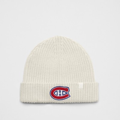 Unisex Montreal Canadiens lululemon Heathered Bone Close-Fit Wool-Blend Ribbed Beanie