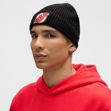 Unisex New Jersey Devils lululemon Black Close-Fit Wool-Blend Ribbed Beanie