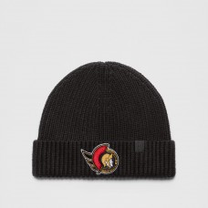 Unisex Ottawa Senators lululemon Black Close-Fit Wool-Blend Ribbed Beanie