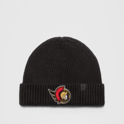 Unisex Ottawa Senators lululemon Black Close-Fit Wool-Blend Ribbed Beanie
