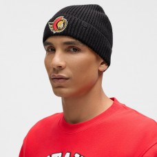 Unisex Ottawa Senators lululemon Black Close-Fit Wool-Blend Ribbed Beanie