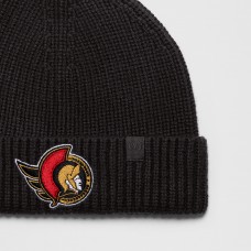 Unisex Ottawa Senators lululemon Black Close-Fit Wool-Blend Ribbed Beanie