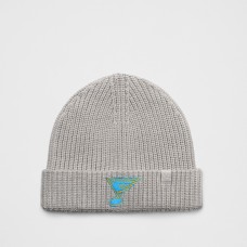 Unisex St. Louis Blues lululemon Heathered Gull Grey Close-Fit Wool-Blend Ribbed Beanie