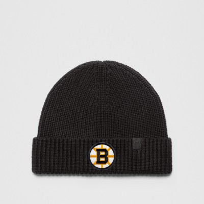 Unisex Boston Bruins lululemon Black Close-Fit Wool-Blend Ribbed Beanie