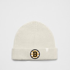 Unisex Boston Bruins lululemon Heathered Bone Close-Fit Wool-Blend Ribbed Beanie