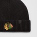 Unisex Chicago Blackhawks lululemon Black Close-Fit Wool-Blend Ribbed Beanie