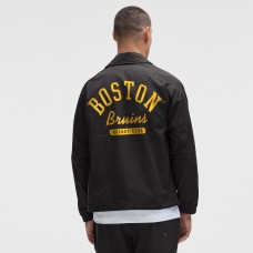 Boston Bruins lululemon Black Coaches Full-Button Jacket Boston Bruins lululemon Black Coaches Full-Button Jacket