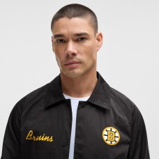 Boston Bruins lululemon Black Coaches Full-Button Jacket Boston Bruins lululemon Black Coaches Full-Button Jacket