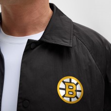 Boston Bruins lululemon Black Coaches Full-Button Jacket Boston Bruins lululemon Black Coaches Full-Button Jacket
