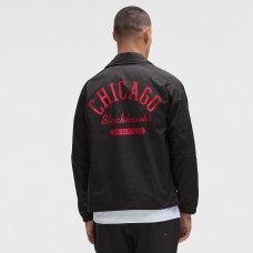 Chicago Blackhawks lululemon Black Coaches Full-Button Jacket