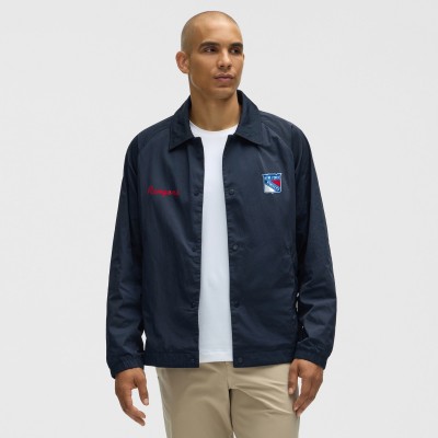 New York Rangers lululemon True Navy Coaches Full-Button Jacket