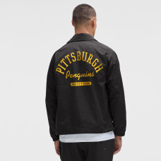 Куртка Pittsburgh Penguins lululemon Black Coaches Full-Button Куртка Pittsburgh Penguins lululemon Black Coaches Full-Button