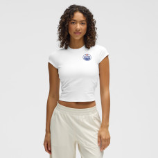 Женская футболка Edmonton Oilers lululemon White Baby Женская футболка Edmonton Oilers lululemon White Baby