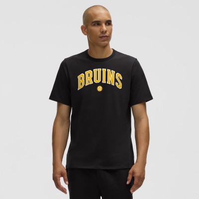 Футболка Boston Bruins lululemon Black Organic Cotton Classic-Fit