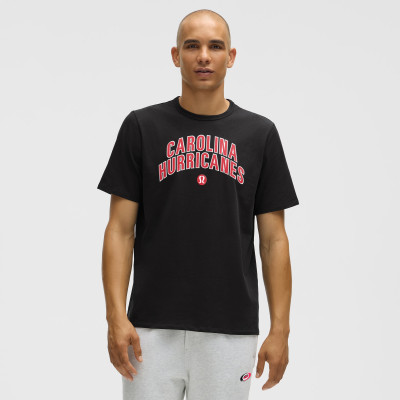 Футболка Carolina Hurricanes lululemon Black Organic Cotton Classic-Fit