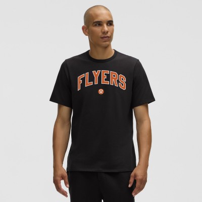 Футболка Philadelphia Flyers lululemon Black Organic Cotton Classic-Fit