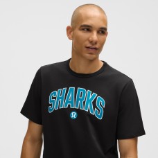 San Jose Sharks lululemon Black Organic Cotton Classic-Fit T-Shirt San Jose Sharks lululemon Black Organic Cotton Classic-Fit T-Shirt