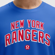 New York Rangers lululemon Blue Organic Cotton Classic-Fit T-Shirt New York Rangers lululemon Blue Organic Cotton Classic-Fit T-Shirt