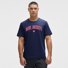 Columbus Blue Jackets lululemon Blue Organic Cotton Classic-Fit T-Shirt