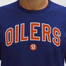 Edmonton Oilers lululemon Larkspur Organic Cotton Classic-Fit T-Shirt
