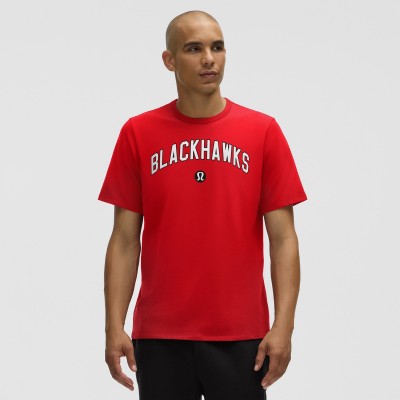 Футболка Chicago Blackhawks lululemon True Red Organic Cotton Classic-Fit