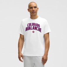 Футболка Colorado Avalanche lululemon White Organic Cotton Classic-Fit