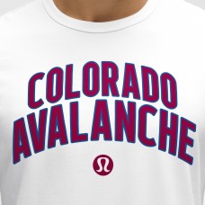 Футболка Colorado Avalanche lululemon White Organic Cotton Classic-Fit