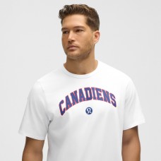 Montreal Canadiens lululemon White Organic Cotton Classic-Fit T-Shirt Montreal Canadiens lululemon White Organic Cotton Classic-Fit T-Shirt
