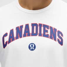 Montreal Canadiens lululemon White Organic Cotton Classic-Fit T-Shirt Montreal Canadiens lululemon White Organic Cotton Classic-Fit T-Shirt