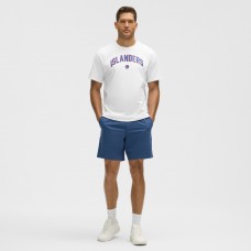 New York Islanders lululemon White Organic Cotton Classic-Fit T-Shirt New York Islanders lululemon White Organic Cotton Classic-Fit T-Shirt