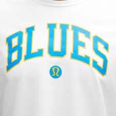 St. Louis Blues lululemon White Organic Cotton Classic-Fit T-Shirt