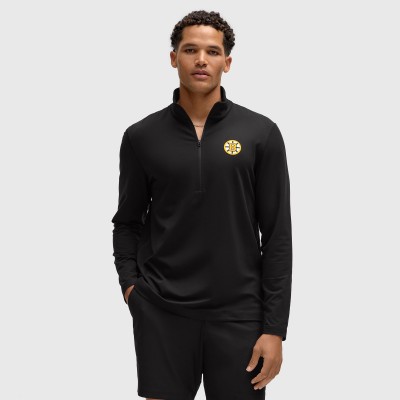 Boston Bruins lululemon Black Soft Jersey Half-Zip Pullover
