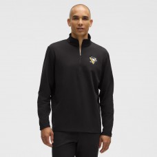 Pittsburgh Penguins lululemon Black Soft Jersey Half-Zip Pullover
